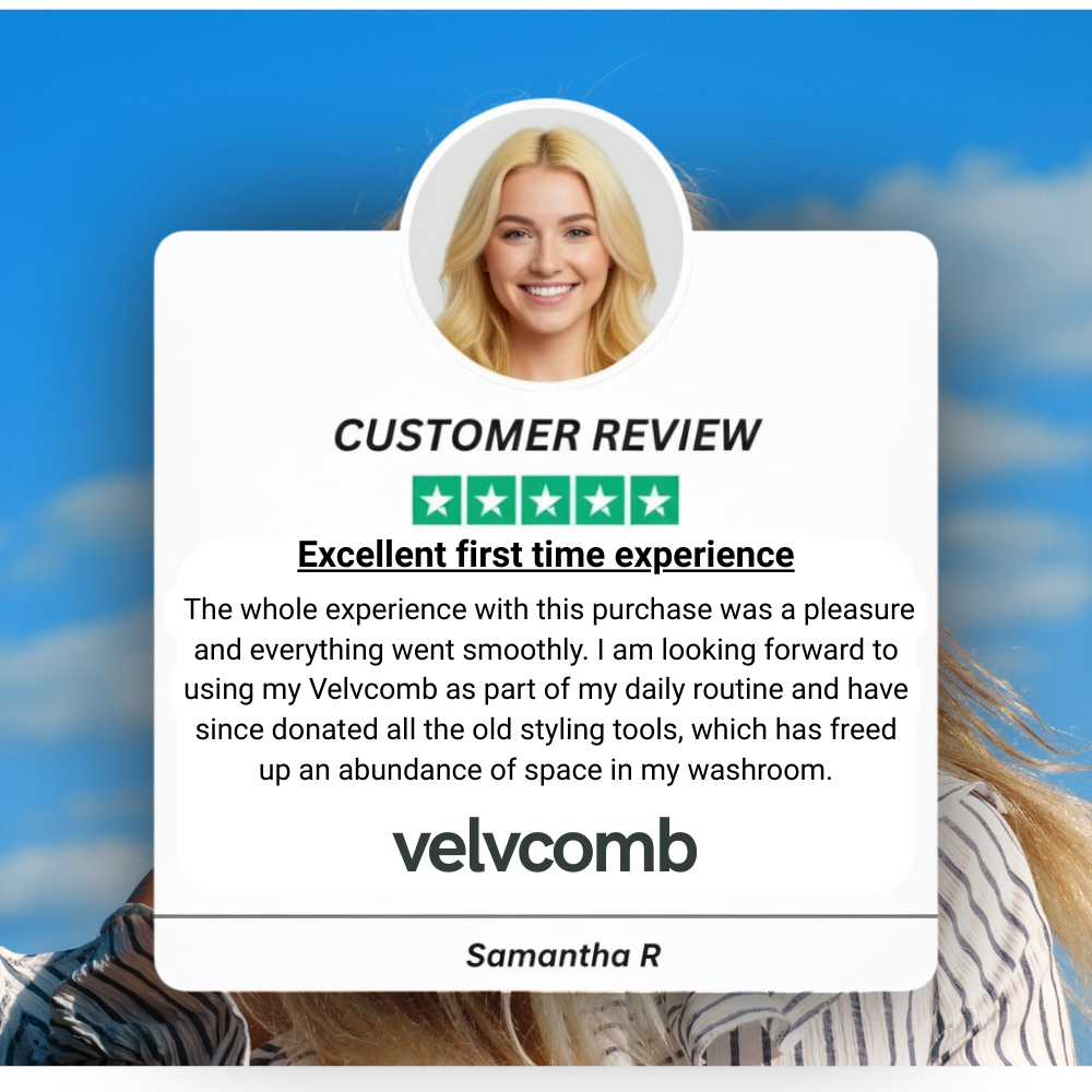 Velv Portable Straightener Brush - PRO